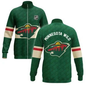 Hockey Stand Collar Jacket NHL 2025 For Sport Fans HVN1053MIN060625SCJ