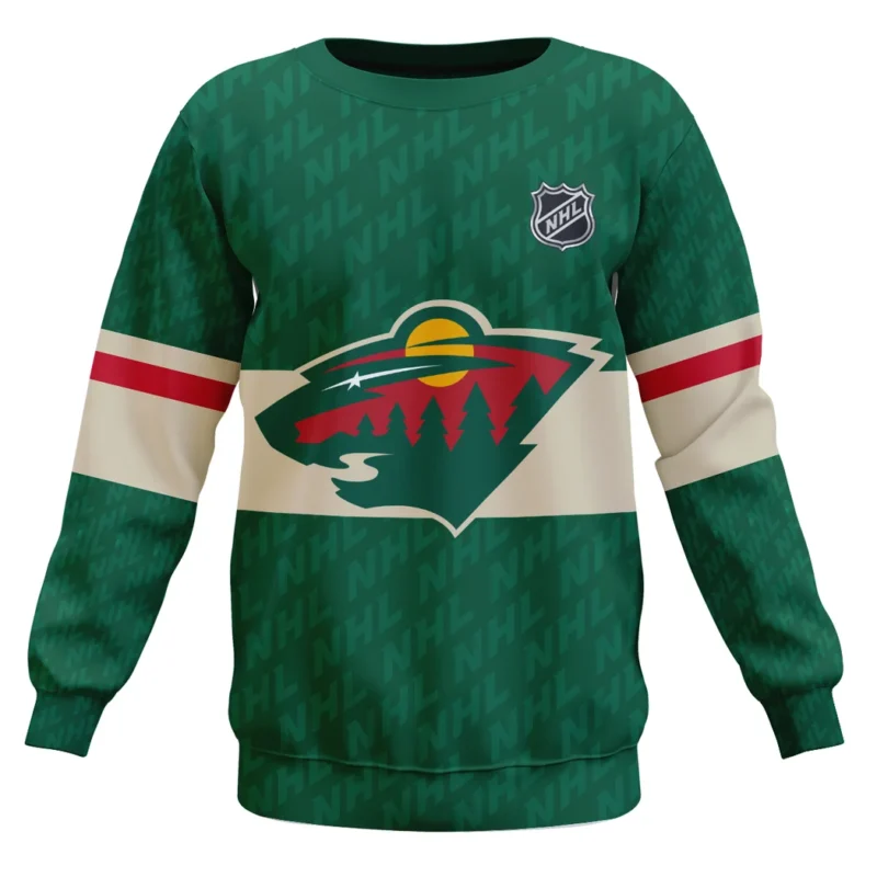 Hockey Sweatshirt NHL 2025 For Sport Fans HVN1053MIN060625SW - Image 2