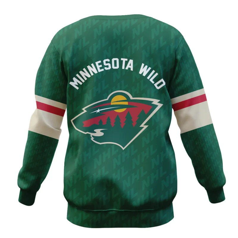 Hockey Sweatshirt NHL 2025 For Sport Fans HVN1053MIN060625SW - Image 3
