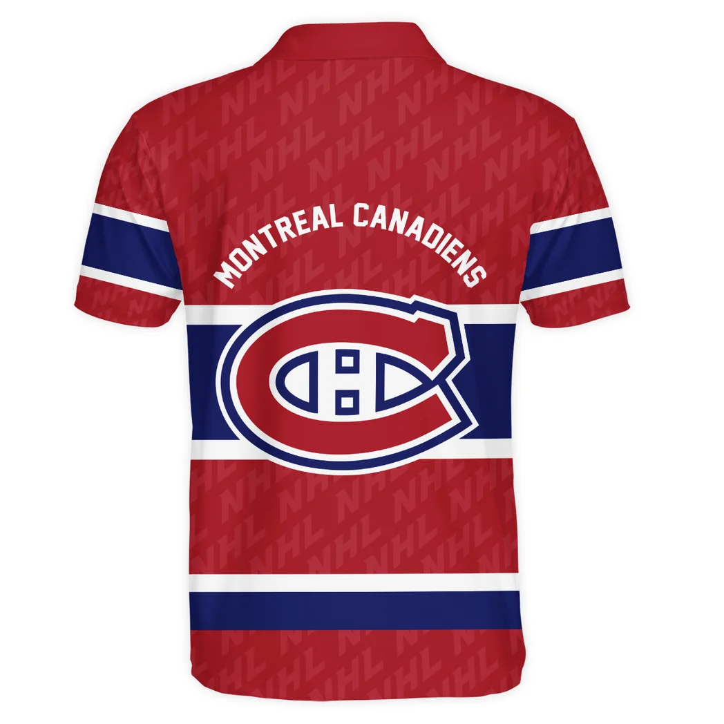 Hockey Club Polo Shirt NHL 2025 For Sport Fans HVN1053MTL060625POS - Image 3