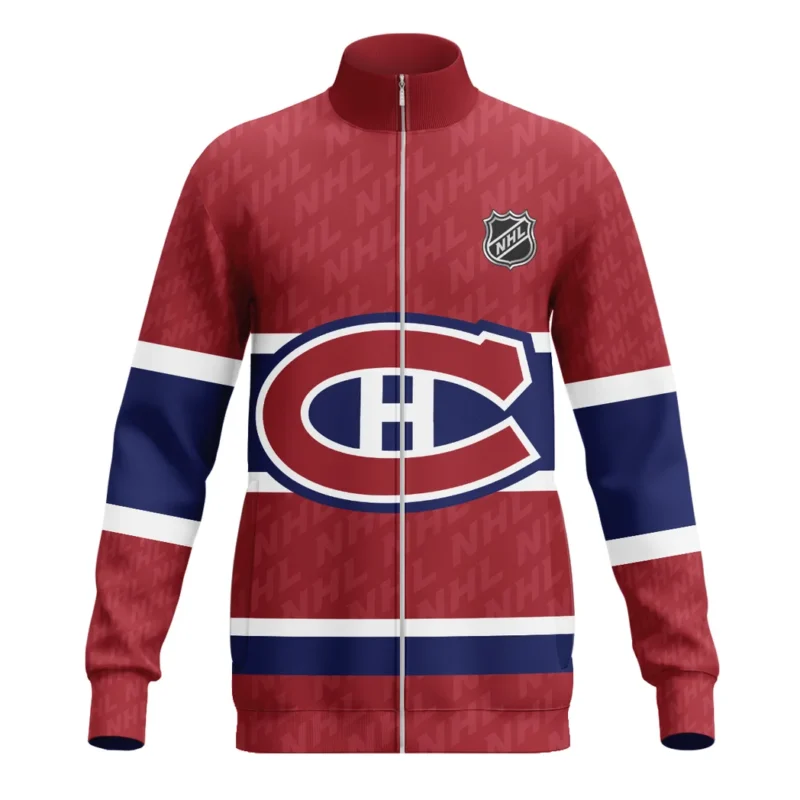 Hockey Stand Collar Jacket NHL 2025 For Sport Fans HVN1053MTL060625SCJ - Image 2