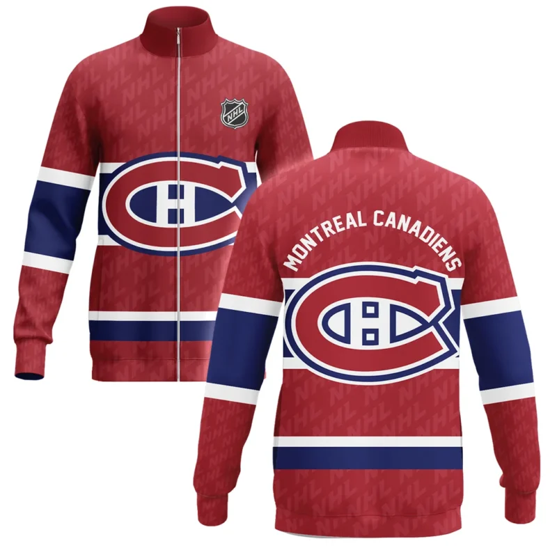 Hockey Stand Collar Jacket NHL 2025 For Sport Fans HVN1053MTL060625SCJ