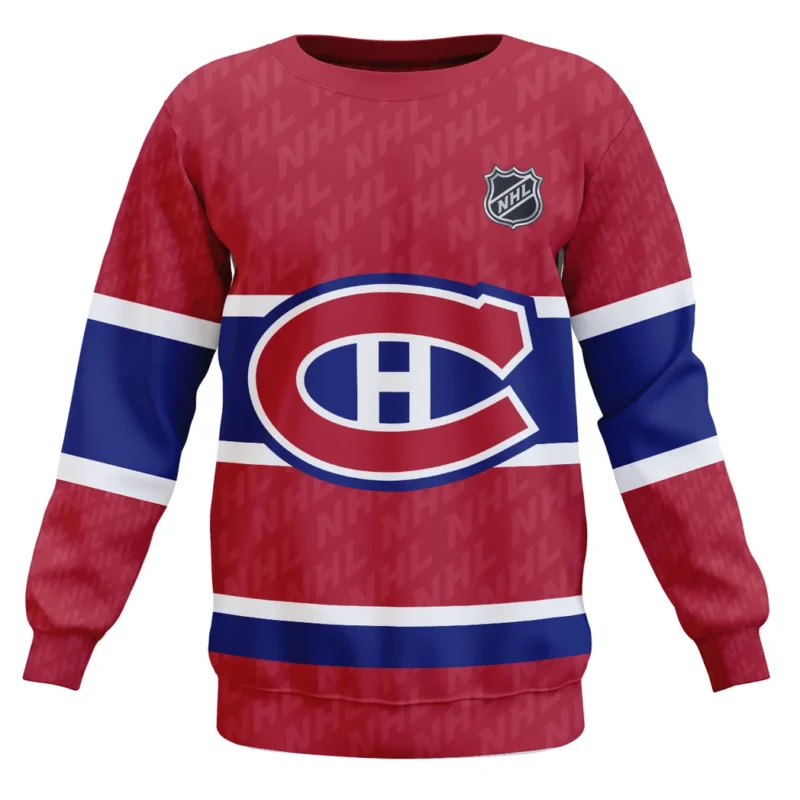 Hockey Sweatshirt NHL 2025 For Sport Fans HVN1053MTL060625SW - Image 2