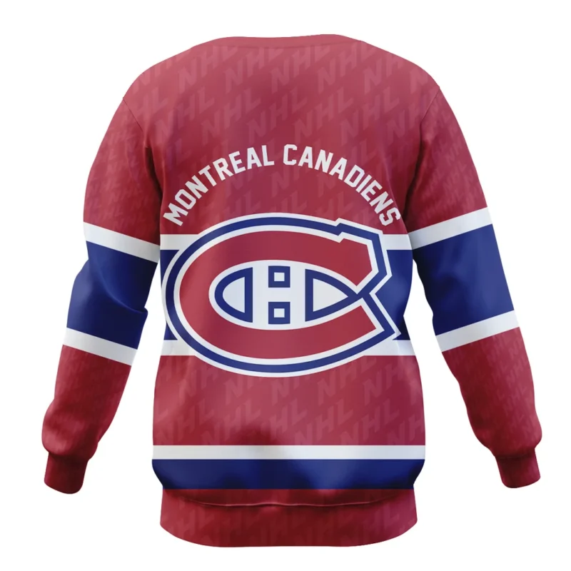 Hockey Sweatshirt NHL 2025 For Sport Fans HVN1053MTL060625SW - Image 3
