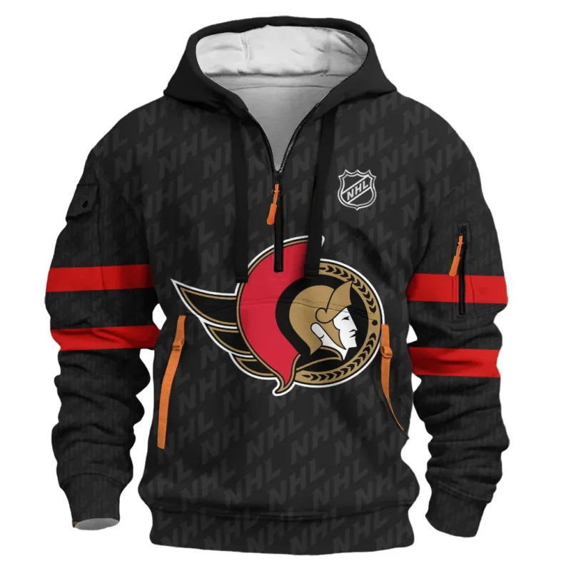 Hockey Hoodie Half Zipper NHL 2025 For Sport Fans HVN1053OTT060625HODZ - Image 2