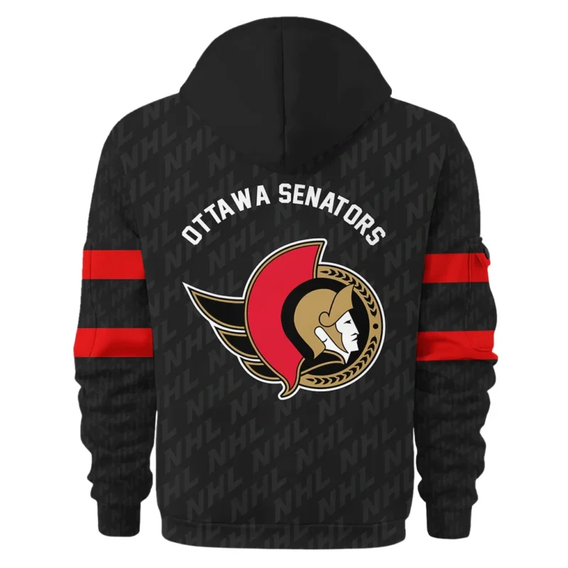 Hockey Hoodie Half Zipper NHL 2025 For Sport Fans HVN1053OTT060625HODZ - Image 3