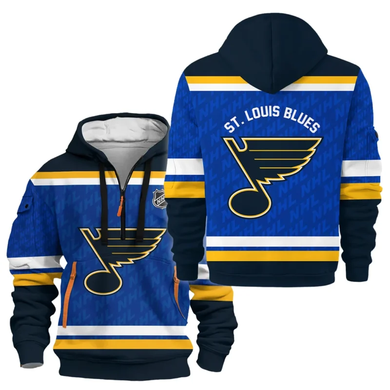 Hockey Hoodie Half Zipper NHL 2025 For Sport Fans HVN1053STL060625HODZ