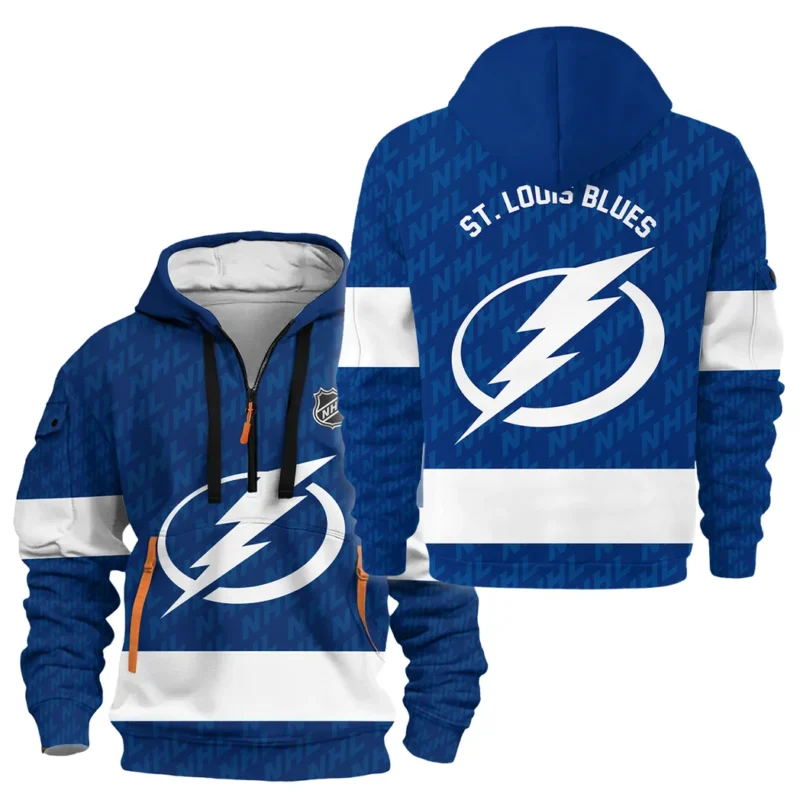 Hockey Hoodie Half Zipper NHL 2025 For Sport Fans HVN1053TBL060625HODZ