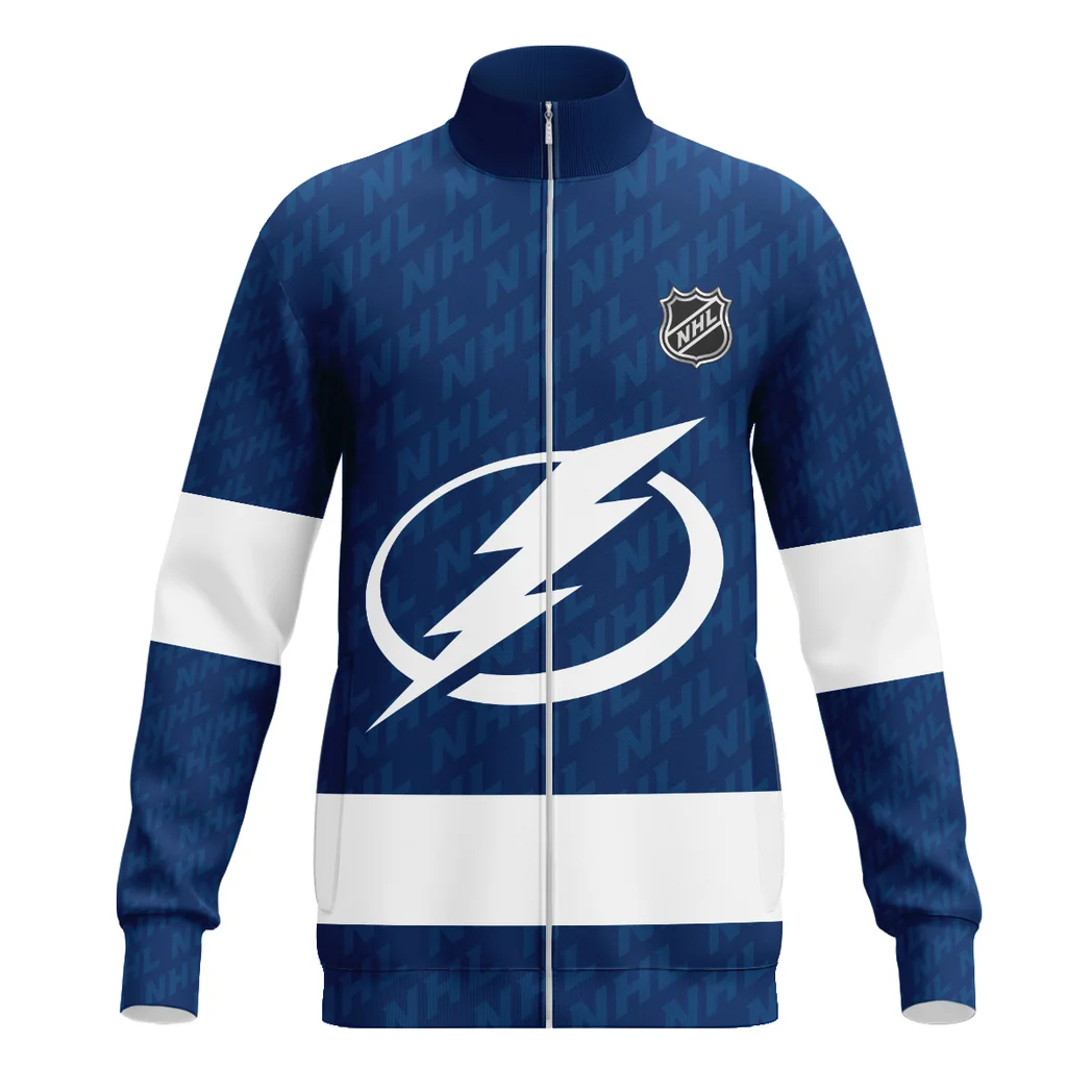 Hockey  Stand Collar Jacket NHL 2025 For Sport Fans  HVN1053TBL060625SCJ - Image 2