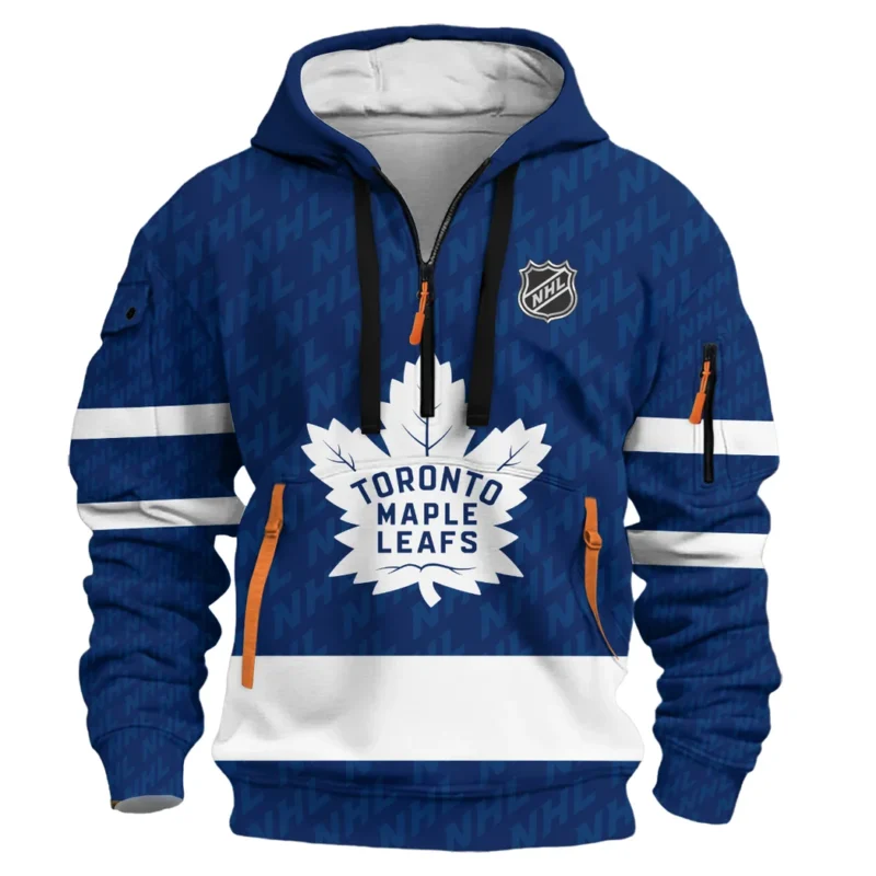 Hockey Hoodie Half Zipper NHL 2025 For Sport Fans HVN1053TOR060625HODZ - Image 2