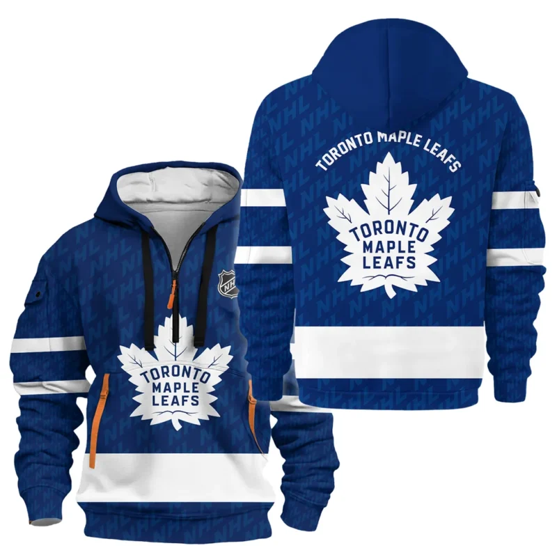 Hockey Hoodie Half Zipper NHL 2025 For Sport Fans HVN1053TOR060625HODZ