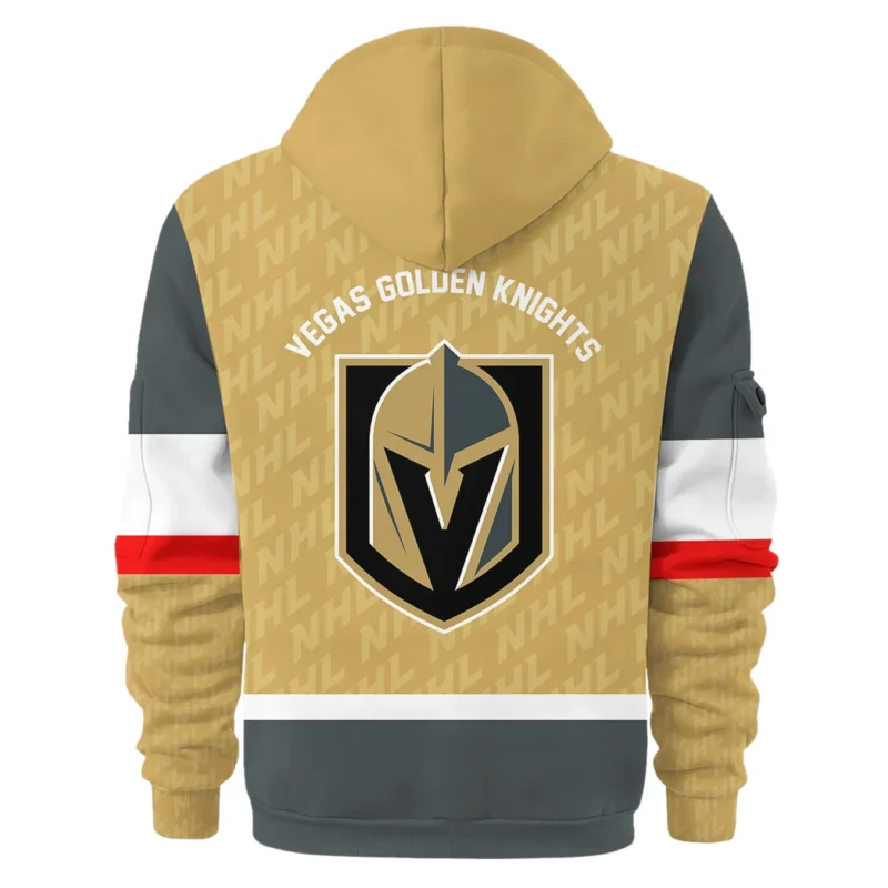 Hockey Hoodie Half Zipper NHL 2025 For Sport Fans HVN1053VGK060625HODZ - Image 3