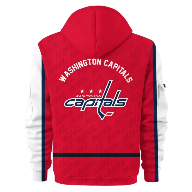 Hockey Hoodie Half Zipper NHL 2025 For Sport Fans HVN1053WSH060625HODZ - Image 3