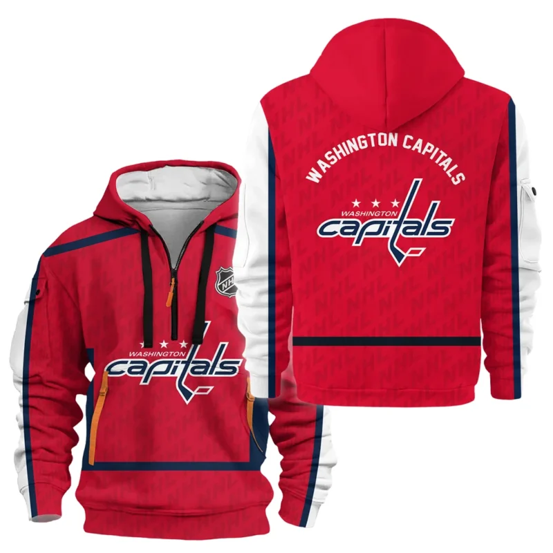 Hockey Hoodie Half Zipper NHL 2025 For Sport Fans HVN1053WSH060625HODZ