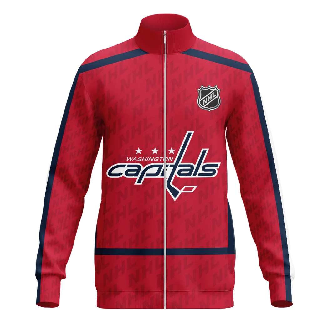 Hockey Stand Collar Jacket NHL 2025 For Sport Fans HVN1053WSH060625SCJ - Image 2