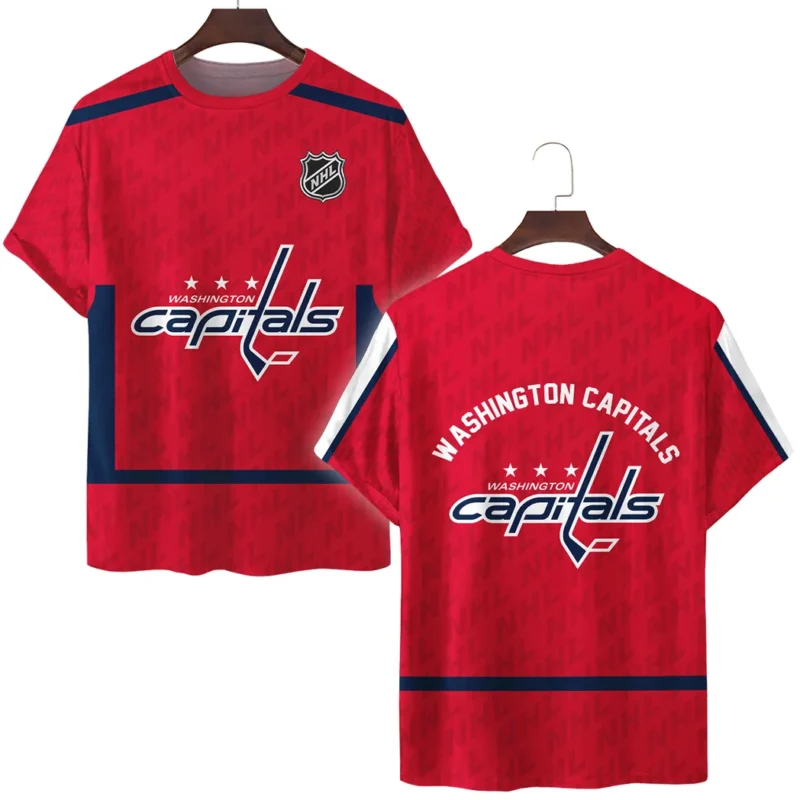 Hockey Team T-Shirt NHL 2025 For Fans Sport HVN1053WSH060625TS3D