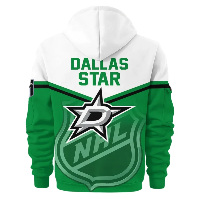 Hockey Hoodie Half Zipper NHL 2025 For Sport Fans HVN1054DAL060625HODZ - Image 3