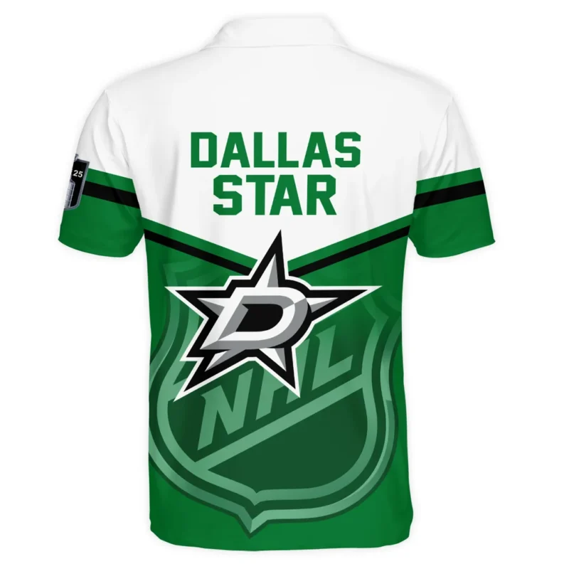 Hockey Team Polo Shirt NHL 2025 For Fans Sport HVN1054DAL060625POS - Image 3