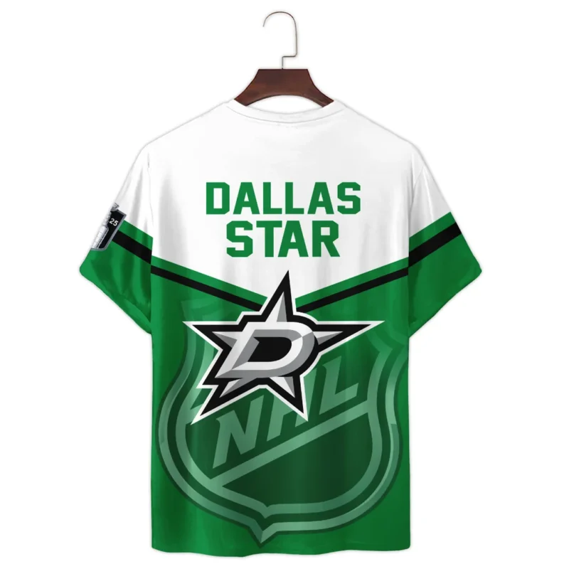 Hockey Team T-Shirt NHL 2025 For Fans Sport HVN1054DAL060625TS3D - Image 3