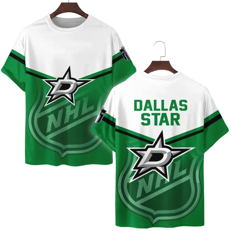 Hockey Team T-Shirt NHL 2025 For Fans Sport HVN1054DAL060625TS3D