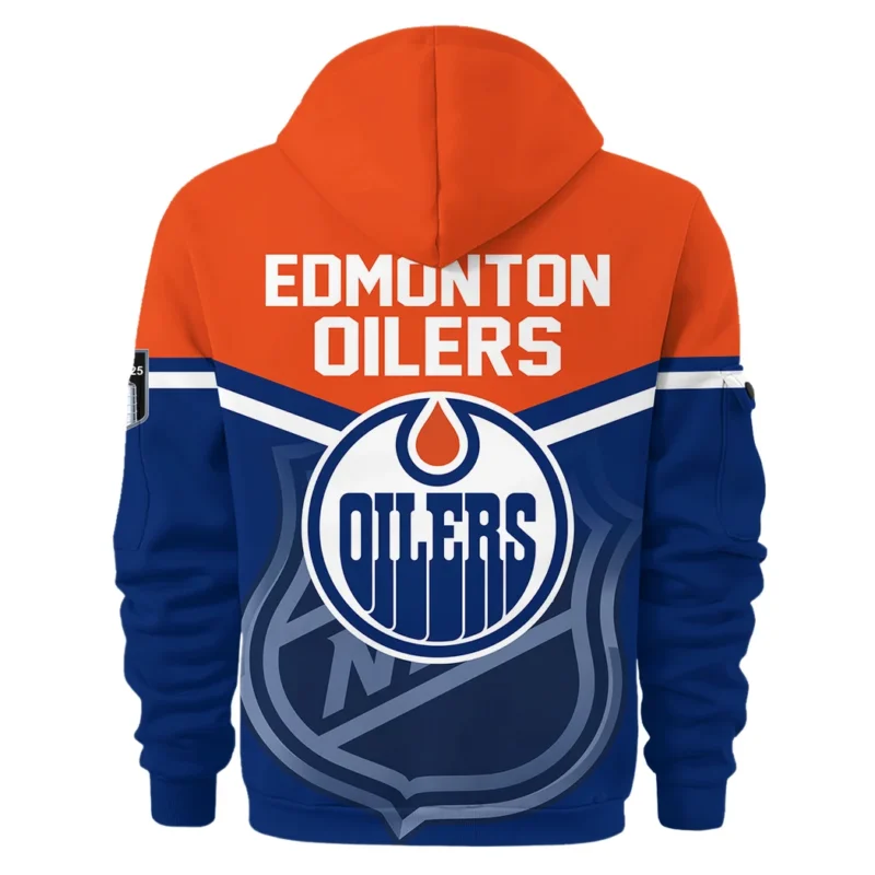 Hockey Hoodie Half Zipper NHL 2025 For Sport Fans HVN1054EDM060625HODZ - Image 3