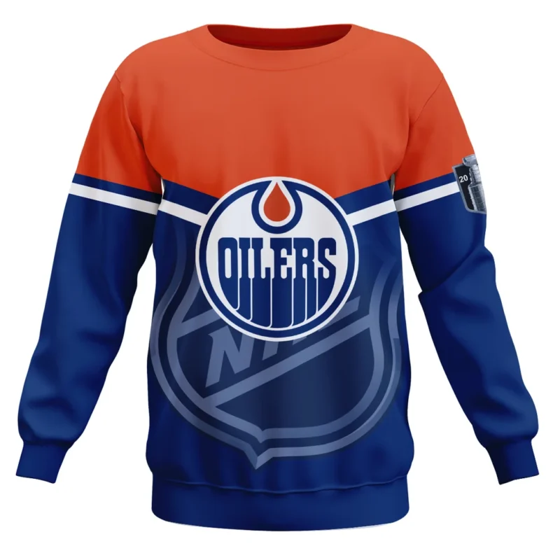 Hockey  Sweatshirt NHL 2025 For Sport Fans  HVN1054EDM060625SW - Image 2