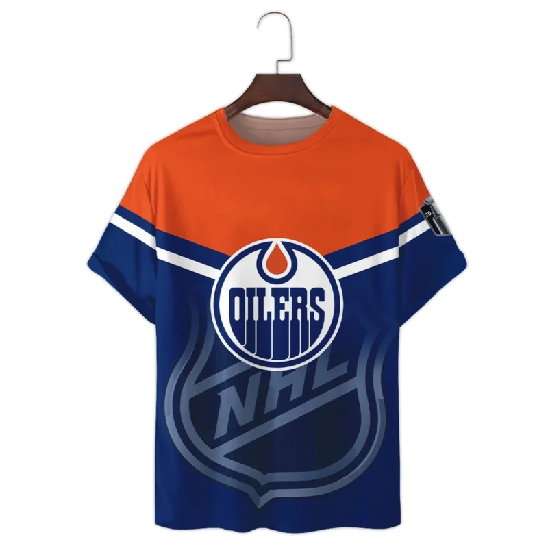 Hockey Team  T-Shirt NHL 2025 For Fans Sport  HVN1054EDM060625TS3D - Image 2