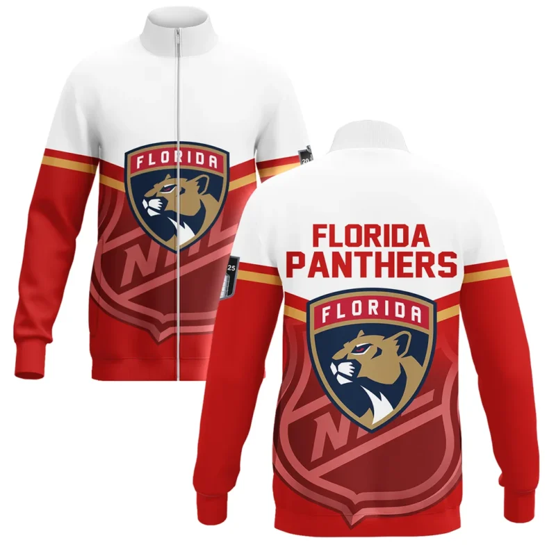 Hockey Stand Collar Jacket NHL 2025 For Sport Fans HVN1054FLA060625SCJ