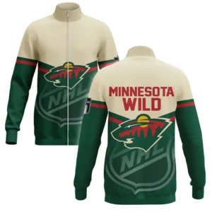 Hockey Stand Collar Jacket NHL 2025 For Sport Fans HVN1054MIN060625SCJ