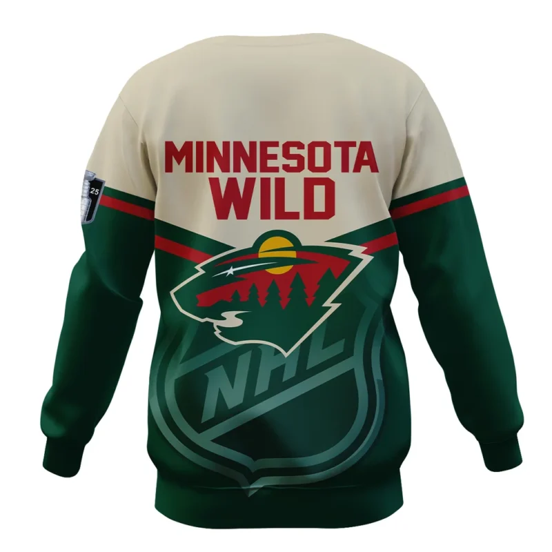 Hockey Sweatshirt NHL 2025 For Sport Fans HVN1054MIN060625SW - Image 3