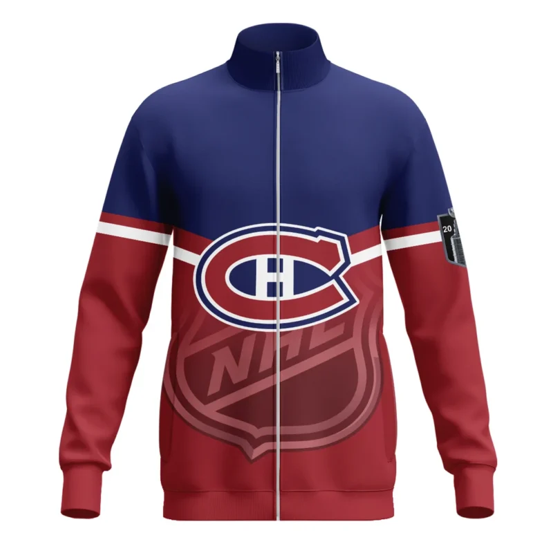 Hockey Stand Collar Jacket NHL 2025 For Sport Fans HVN1054MTL060625SCJ - Image 2
