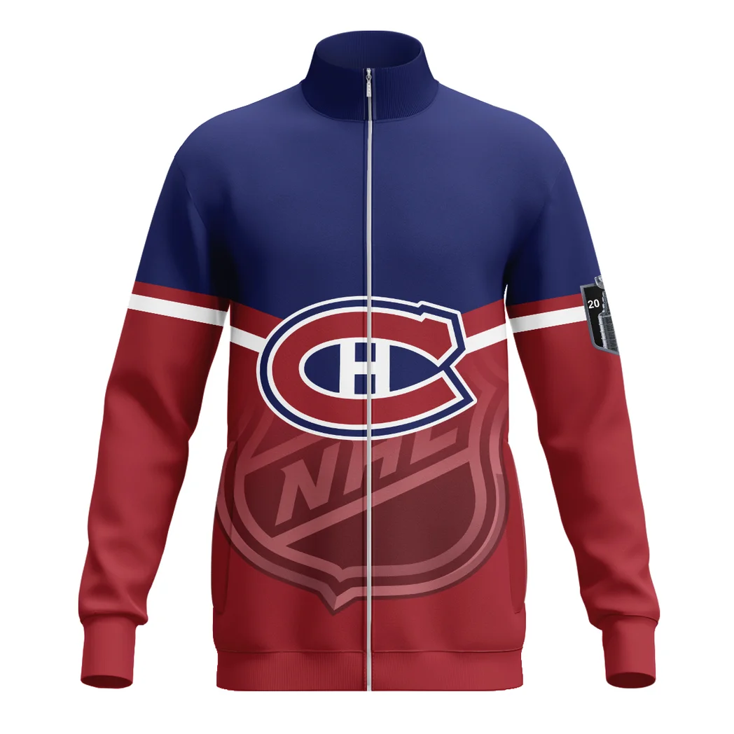 Hockey Stand Collar Jacket NHL 2025 For Sport Fans HVN1054MTL060625SCJ - Image 2