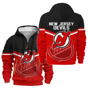 Hockey Hoodie Half Zipper NHL 2025 For Sport Fans HVN1054NJD060625HODZ