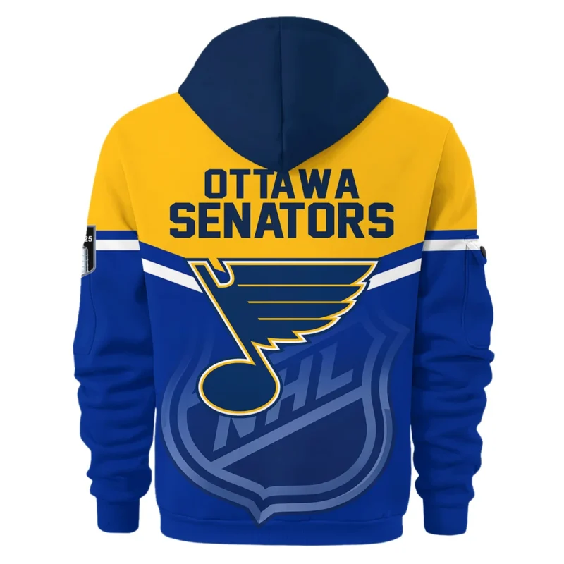 Hockey Hoodie Half Zipper NHL 2025 For Sport Fans HVN1054STL060625HODZ - Image 3