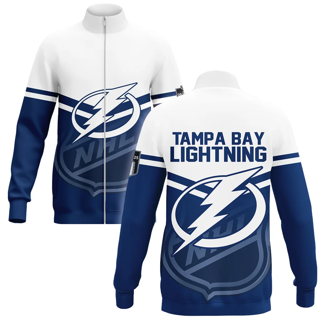 Hockey  Stand Collar Jacket NHL 2025 For Sport Fans  HVN1054TBL060625SCJ