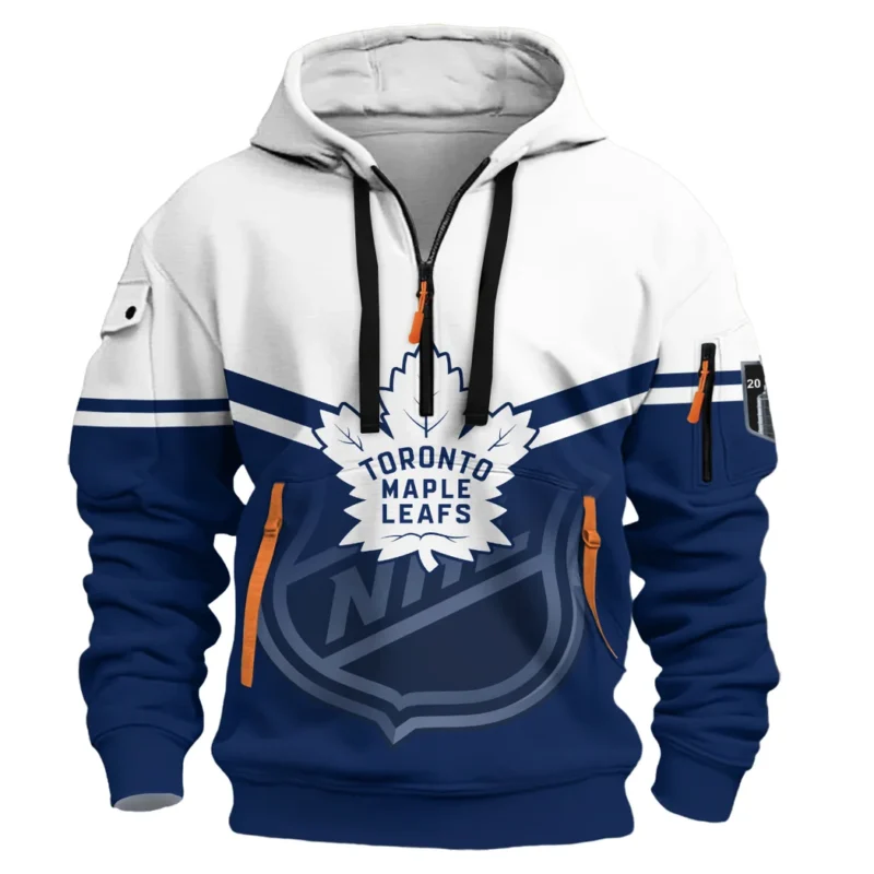 Hockey Hoodie Half Zipper NHL 2025 For Sport Fans HVN1054TOR060625HODZ - Image 2