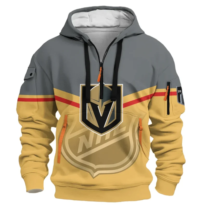 Hockey Hoodie Half Zipper NHL 2025 For Sport Fans HVN1054VGK060625HODZ - Image 2