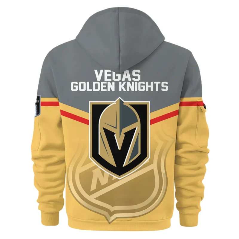 Hockey Hoodie Half Zipper NHL 2025 For Sport Fans HVN1054VGK060625HODZ - Image 3