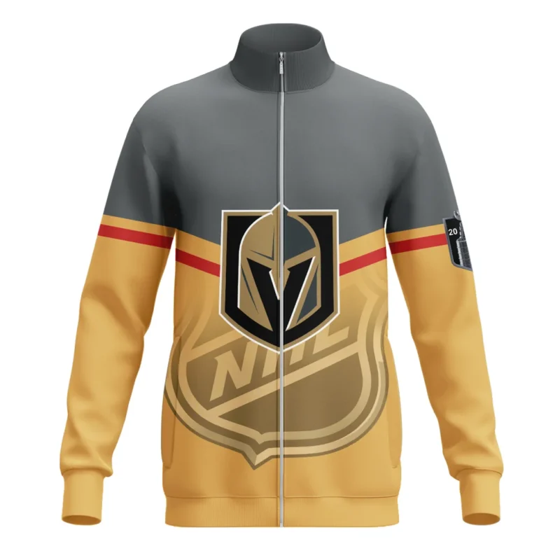 Hockey Stand Collar Jacket NHL 2025 For Sport Fans HVN1054VGK060625SCJ - Image 2