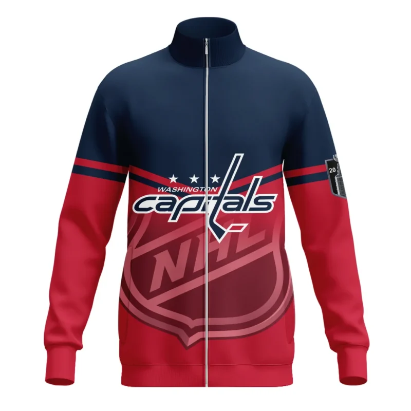 Hockey Stand Collar Jacket NHL 2025 For Sport Fans HVN1054WSH060625SCJ - Image 2