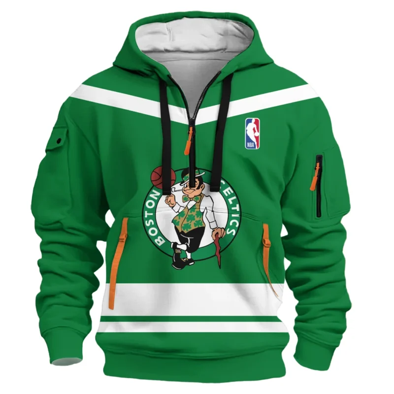Basketball Hoodie Half Zipper NBA 2025 For Fan Basketball HVN1055BC060725HODZ - Image 2