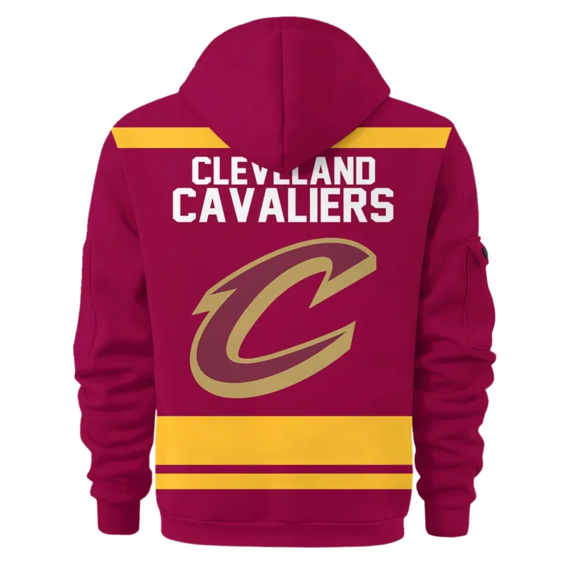 Basketball Hoodie Half Zipper NBA 2025 For Fan Basketball HVN1055CC060725HODZ - Image 3