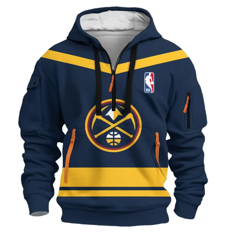 Basketball Hoodie Half Zipper NBA 2025 For Fan Basketball HVN1055DN060725HODZ - Image 2