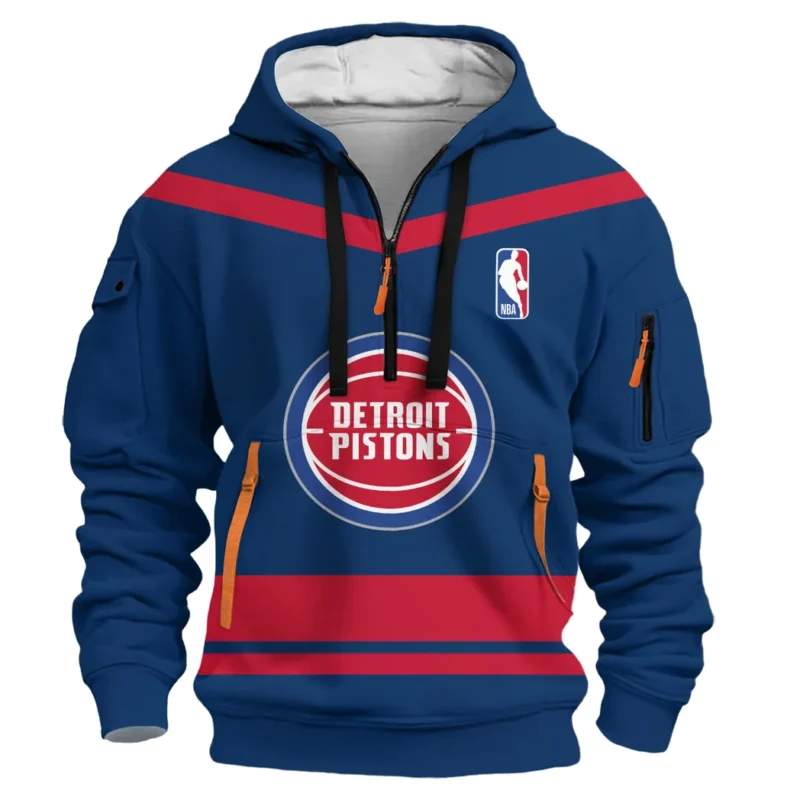 Basketball Hoodie Half Zipper NBA 2025 For Fan Basketball HVN1055DP060725HODZ - Image 2
