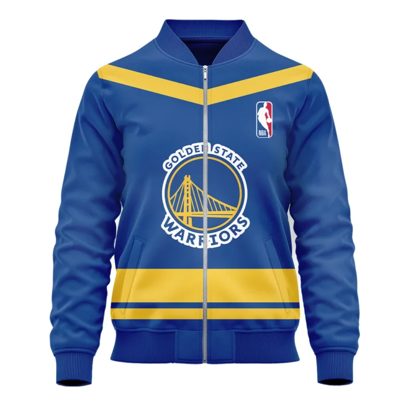 Basketball Bomber Jacket NBA 2025 For Fan Basketball HVN1055GSW060725BOB - Image 2