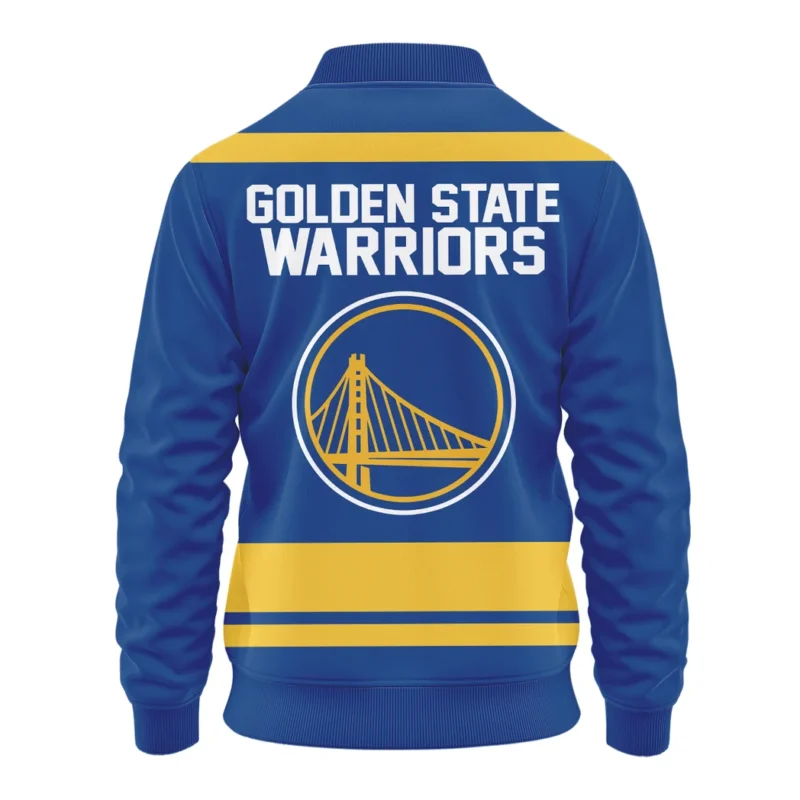 Basketball Bomber Jacket NBA 2025 For Fan Basketball HVN1055GSW060725BOB - Image 3