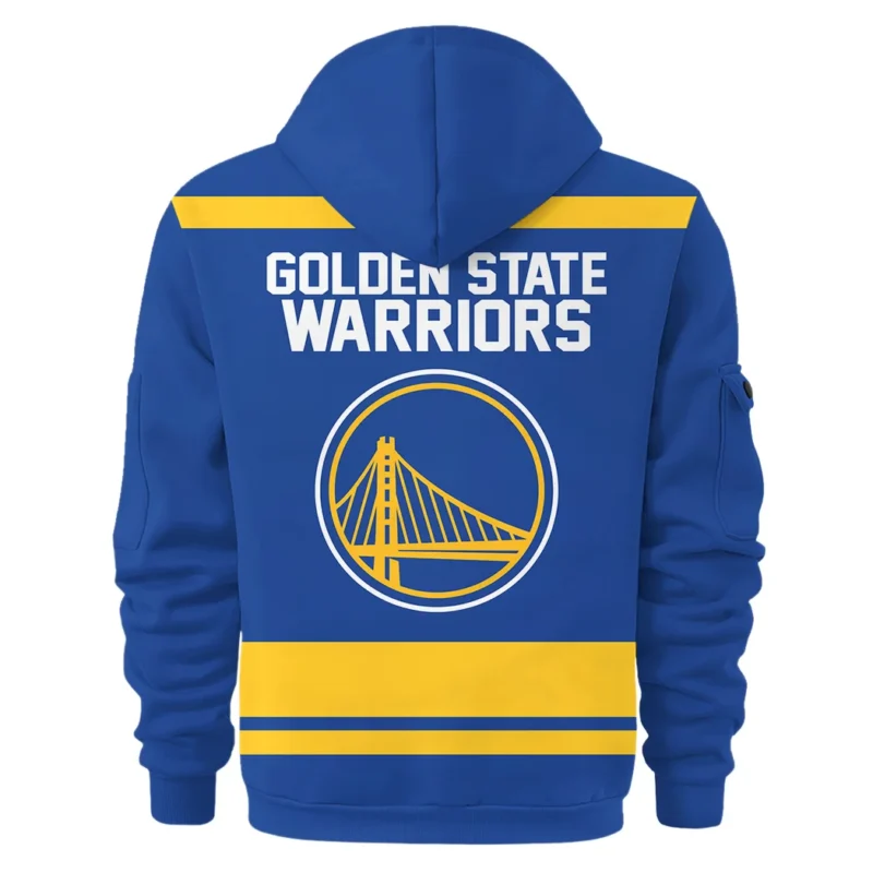Basketball Hoodie Half Zipper NBA 2025 For Fan Basketball HVN1055GSW060725HODZ - Image 3