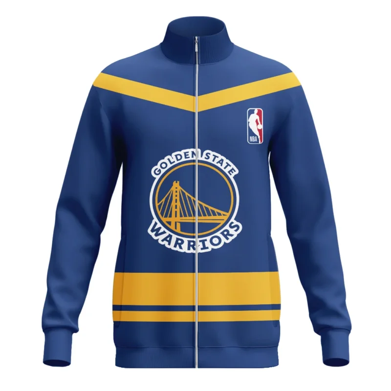 Basketball Stand Collar Jacket NBA 2025 For Fan Basketball HVN1055GSW060725SCJ - Image 2