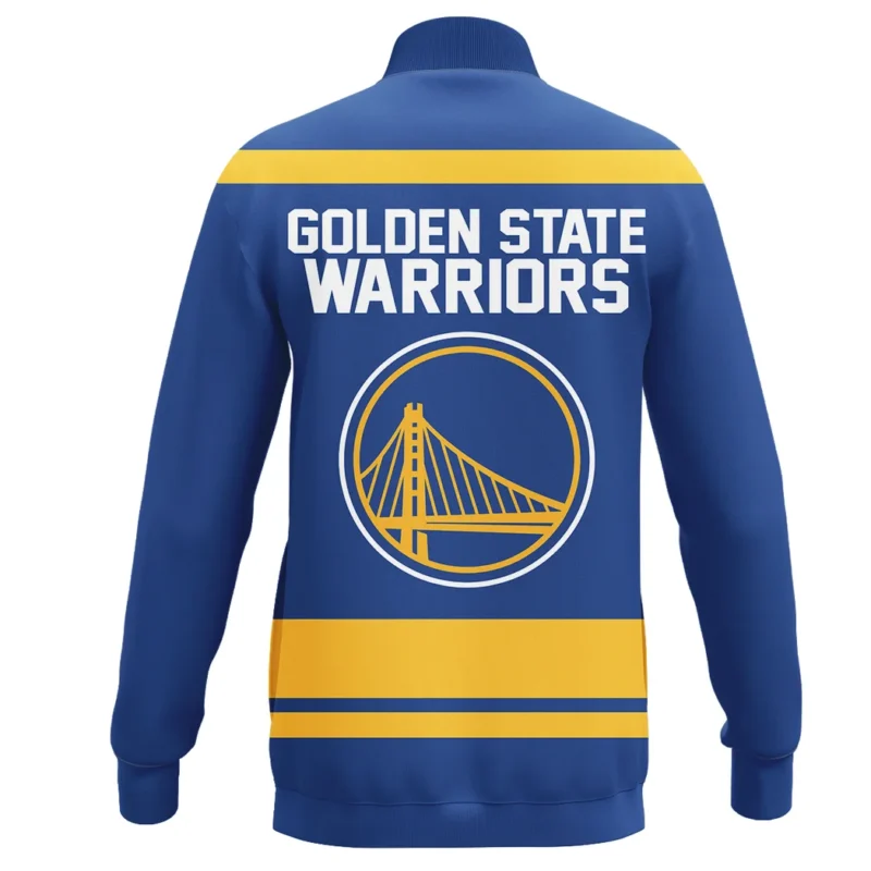 Basketball Stand Collar Jacket NBA 2025 For Fan Basketball HVN1055GSW060725SCJ - Image 3