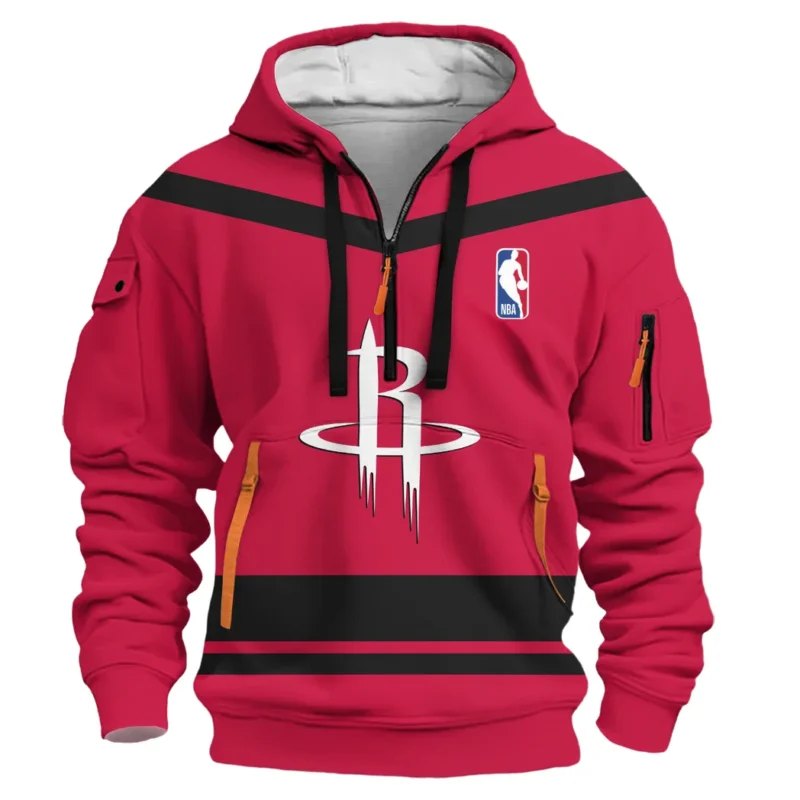Basketball Hoodie Half Zipper NBA 2025 For Fan Basketball HVN1055HR060725HODZ - Image 2